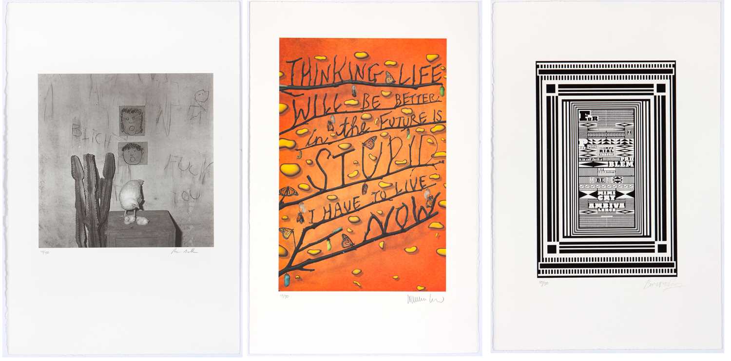 Lot 47 - Roger Ballen, Jonathan Barnbrook & Stefan Sagmeister  (United States Of America 1950-; Britain 1966-; Austria 1962-)