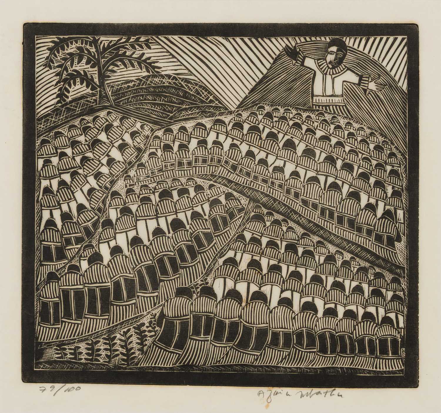 Lot 5 - Azaria Mbatha (South Africa 1941-2018)