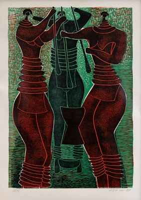 Lot 54 - Lucky Sibiya (South Africa 1942-1999)