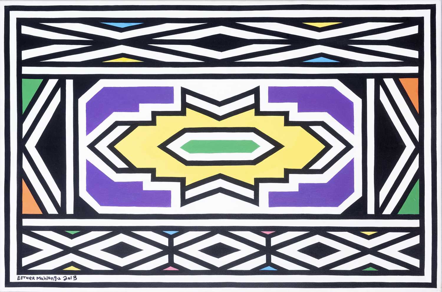 Lot 3 - Esther Mahlangu (South Africa 1935-)