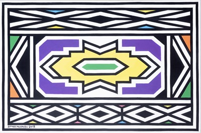 Lot 3 - Esther Mahlangu (South Africa 1935-)